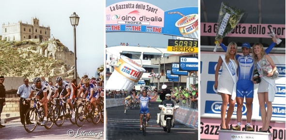 L’arrivo a Tropea (come fu nel 2005, quando vinse Paolo Bettini, attuale c.t. della nazionale italiana di ciclismo) - foto Libertino