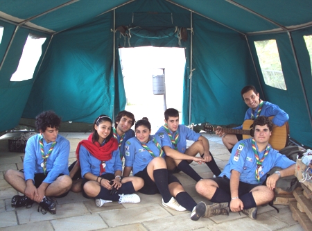 Gli scout del Gruppo “Tropea 1 Don Giulio Spada” - foto Sorbilli