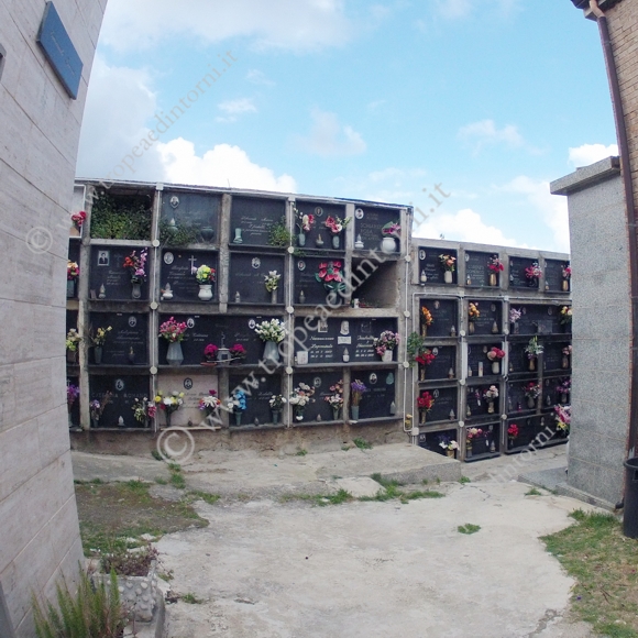 Cimitero Tropea: il luogo dell'agresione - foto Libertino