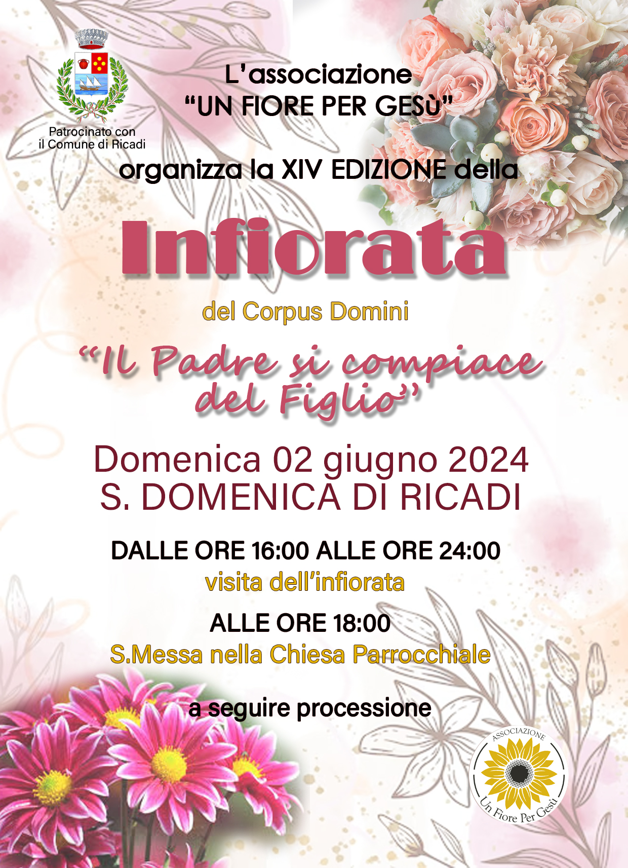 Infiorata Santa Domenica, 2 giugno 2024