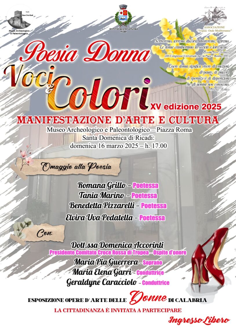 Poesia Donna: Voci & Colori, XV Edizione