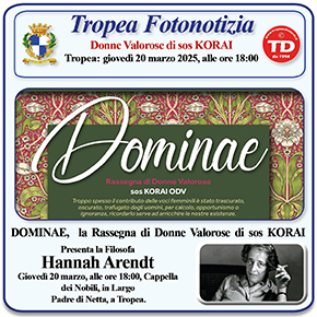 #tropeanite-Fotonotizia- Hannah-Arendt-17-03-2025